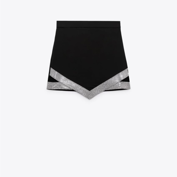 ZARA Shiny Mini Skirt - Picture 8 of 8